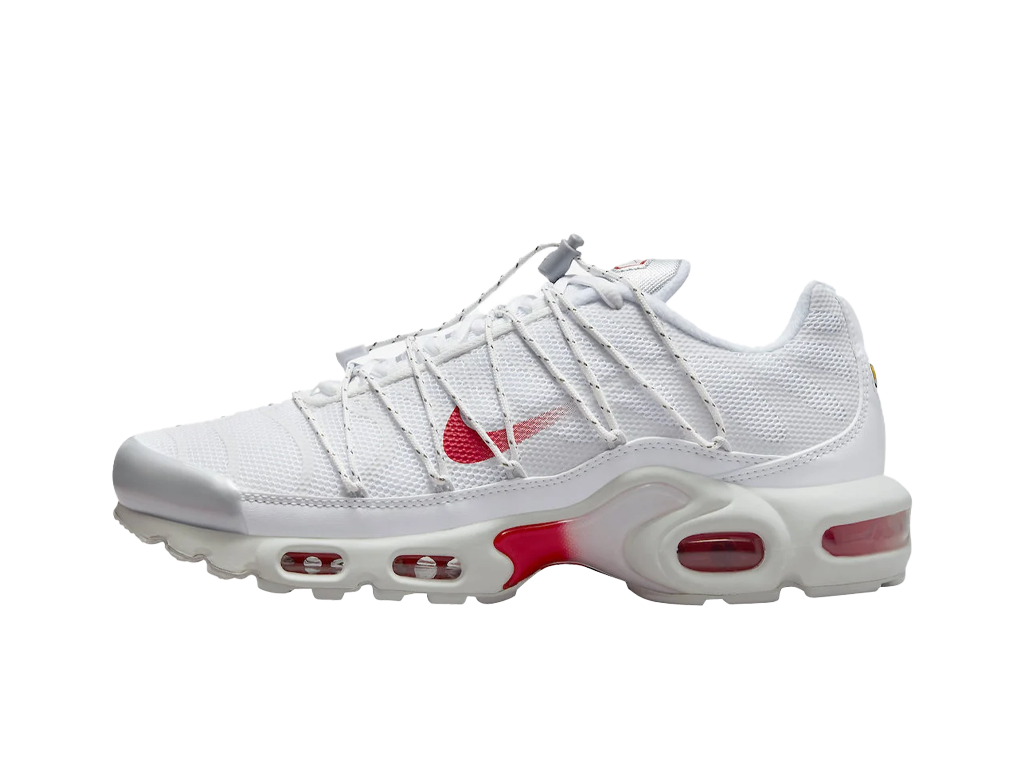 Nike Wmns Air Max Plus Lace Toggle White University Red