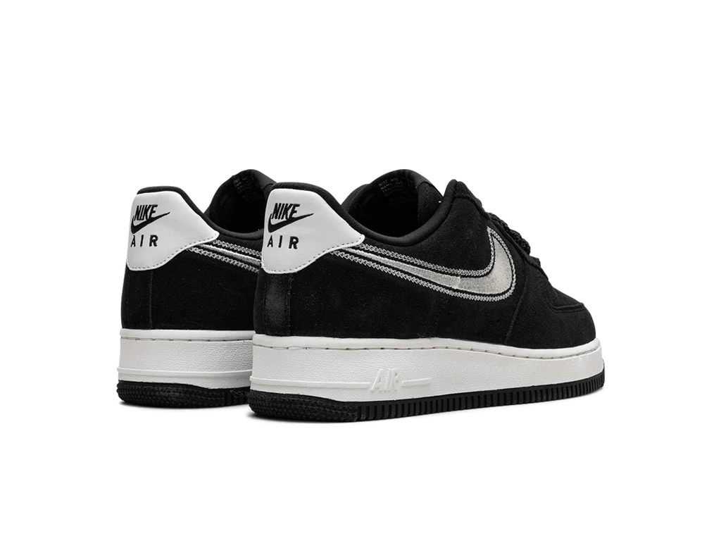 Nike Air Force 1 07 LV8 Embroidered Swoosh - Black Sail-Nike-pikastore.cz