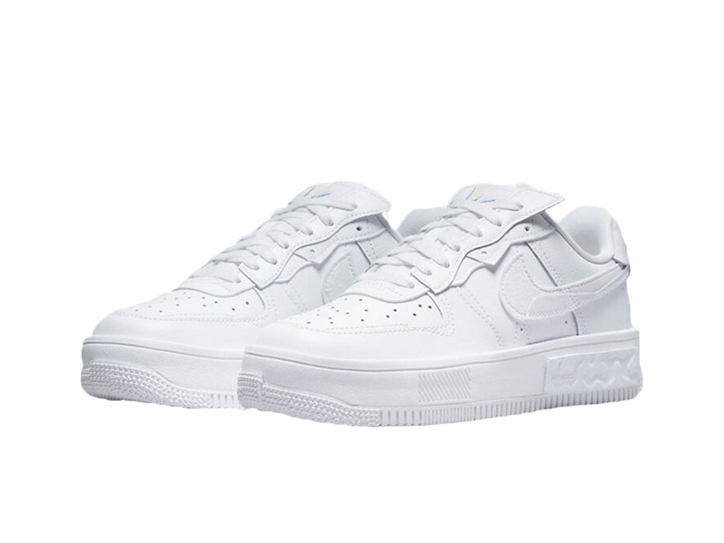 Nike Air Force 1 Low Fontanka Triple White Multi Color Swoosh (Women's)-sneakers-Nike-pikastore.cz