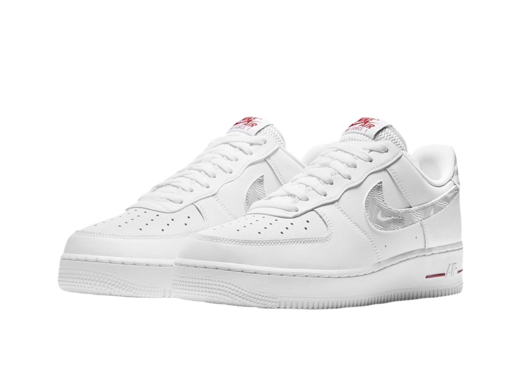Nike Air Force 1 Low Topography Pack - White University Red-Nike-pikastore.cz
