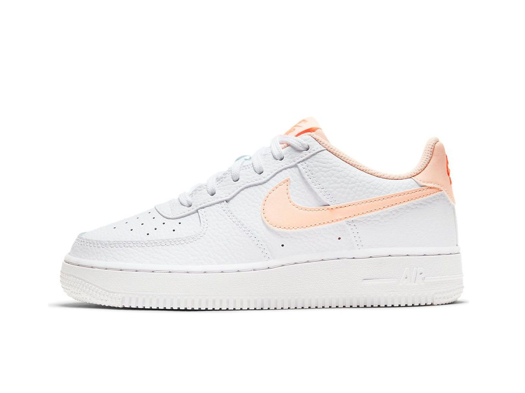 Nike Air Force 1 Low White Hyper Crimson (GS)-sneakers-Nike-pikastore.cz