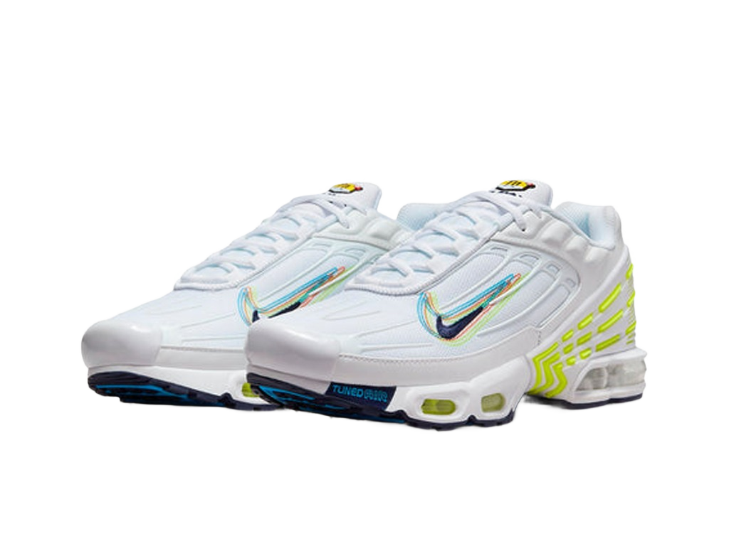 Nike Air Max Plus 3 3D Swoosh - White Volt-Nike-pikastore.cz