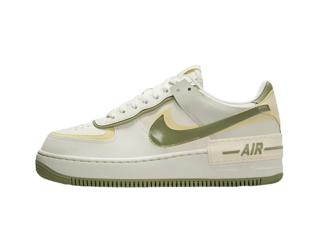 Nike Wmns Air Force 1 Shadow Pale Ivory Oil Green-Nike-pikastore.cz