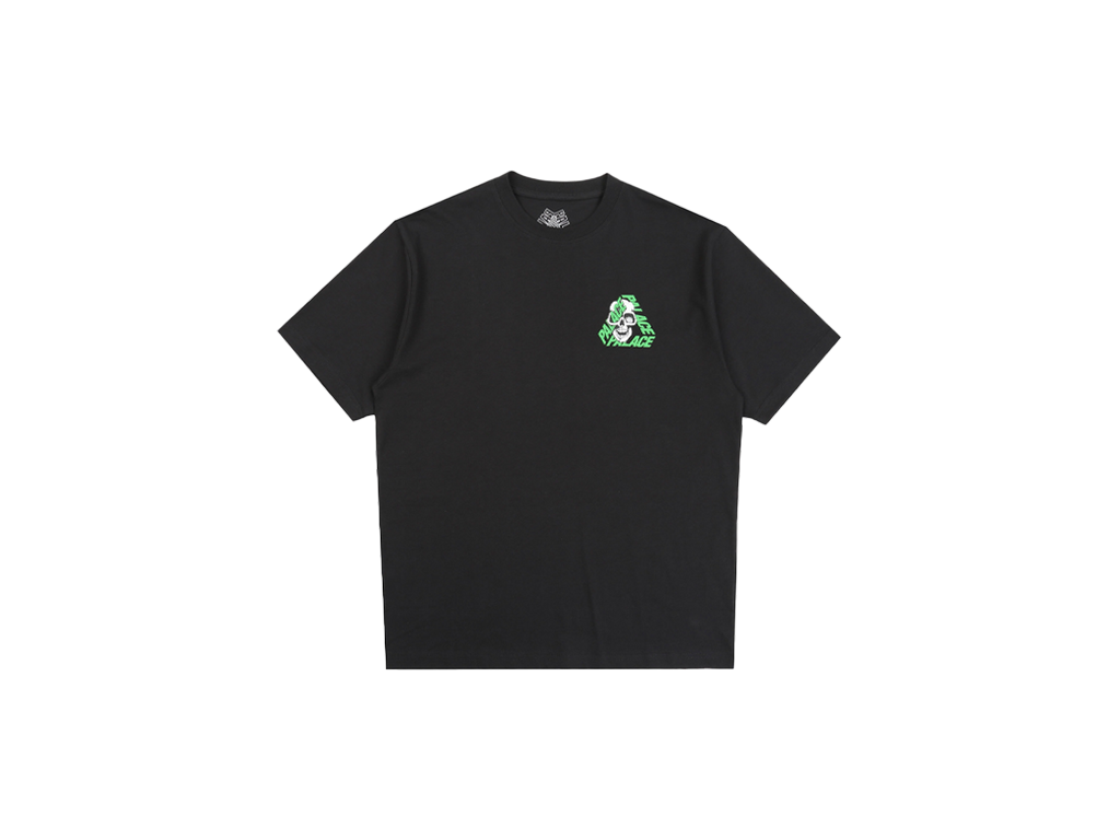 Palace Mens P3 Skull T-Shirt Black-Palace-pikastore.cz