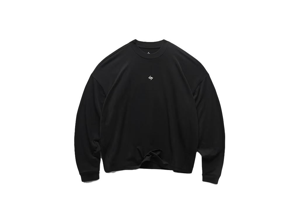 Represent 247 DNA Oversized Long Sleeve T-Shirt Jet Black-Represent-pikastore.cz