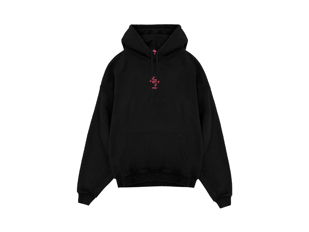 Represent 247 New York Hoodie Black Pink-Represent-pikastore.cz