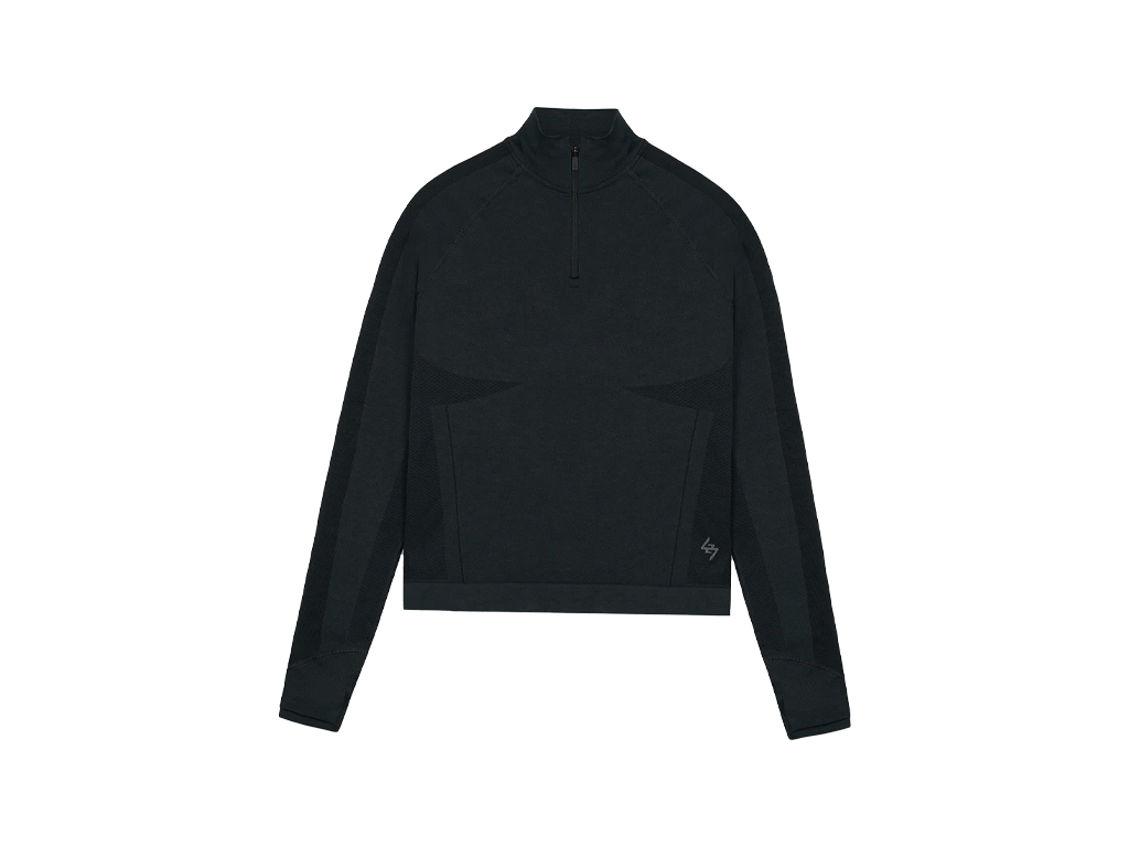 Represent 247 Sculpt Seamless Quarter Zip Jacket Black-Represent-pikastore.cz