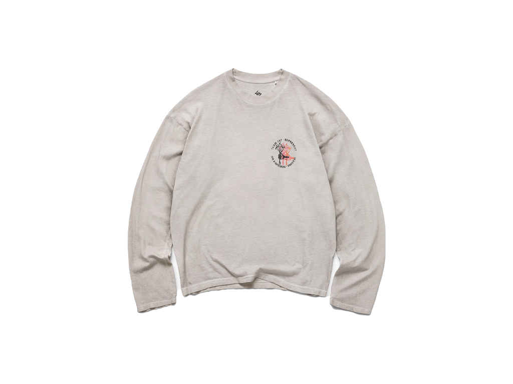 Represent 247 Torch Boxy Long Sleeve T-Shirt Bleach Wash-Represent-pikastore.cz