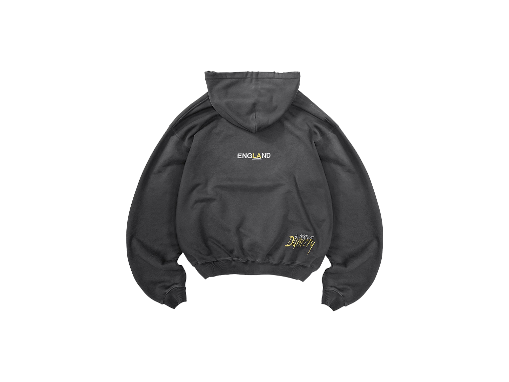 Represent Enemy Hoodie Washed Black