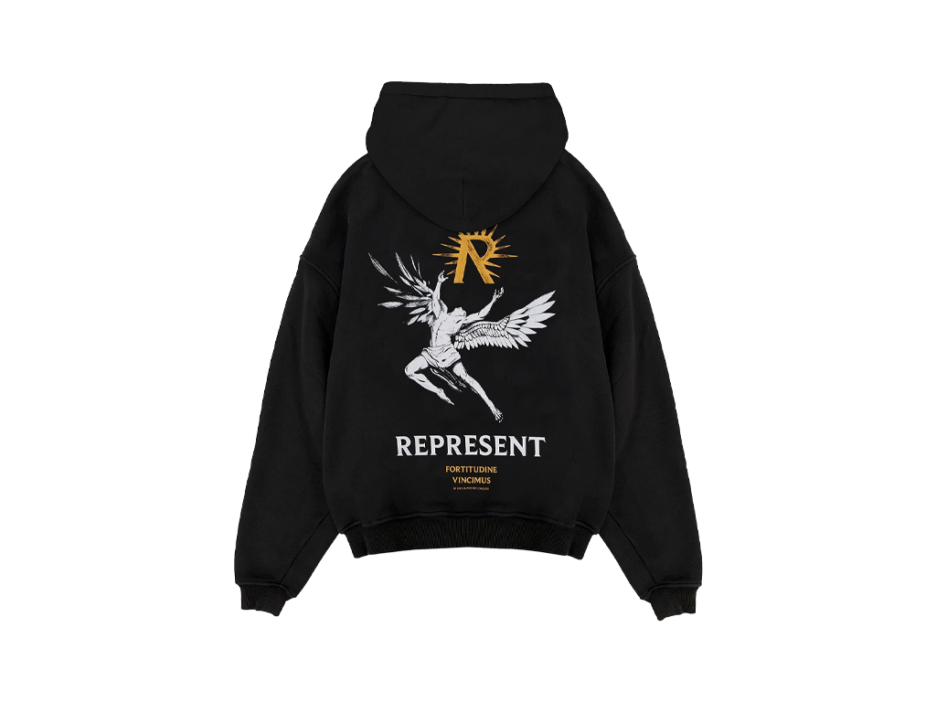 Represent Icarus Hoodie Black-Represent-pikastore.cz
