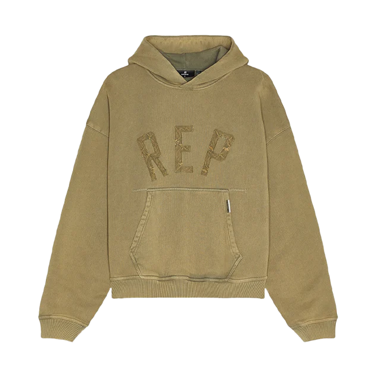 Represent Rep Applique Hoodie Fawn-Represent-pikastore.cz