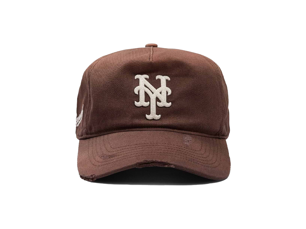 Represent X 47 New York Mets Cap Washed Brown-Represent-pikastore.cz