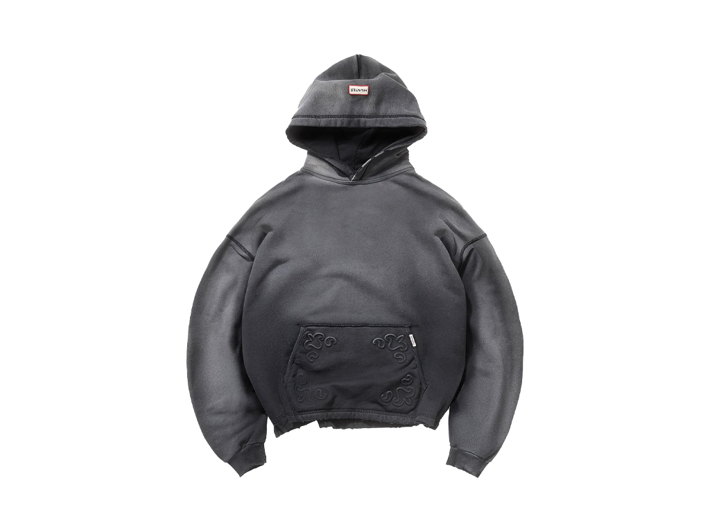 Represent X Hunter Hoodie Stained Black-Represent-pikastore.cz