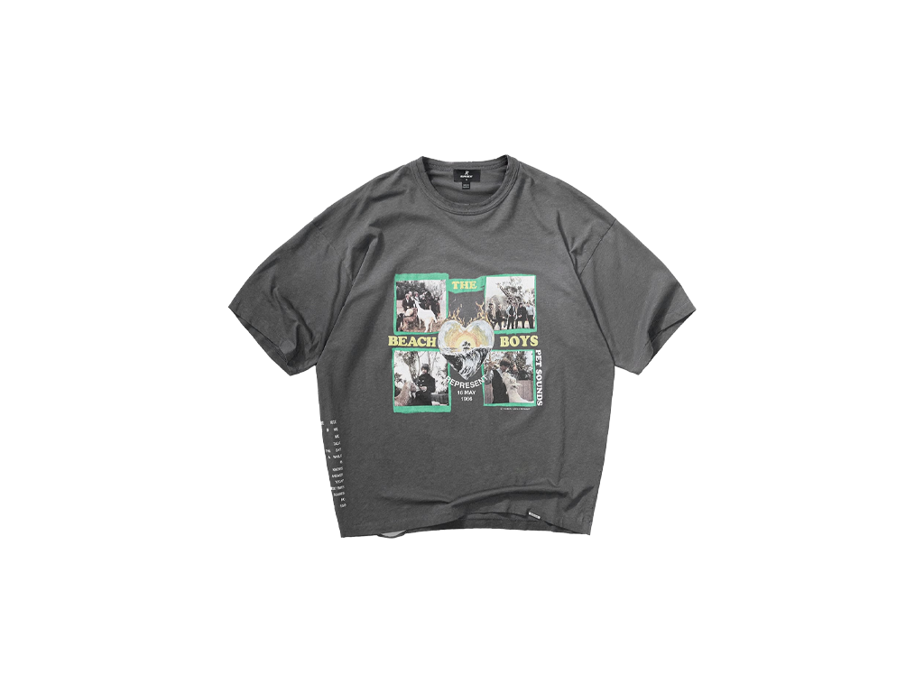Represent x Beach Boys Pet Sounds T-Shirt Sunfade Grey-Represent-pikastore.cz