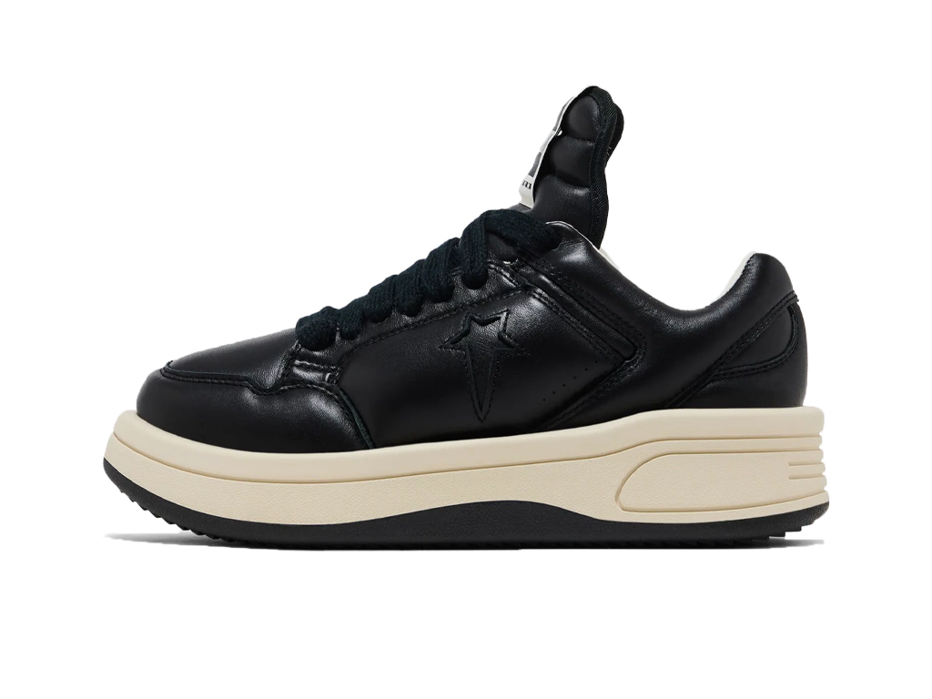 Rick Owens x DRKSHDW TURBOWPN Low Black Cloud Cream-Converse-pikastore.cz