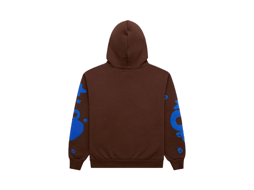 Sp5der Beluga Hoodie Brown-Sp5der-pikastore.cz