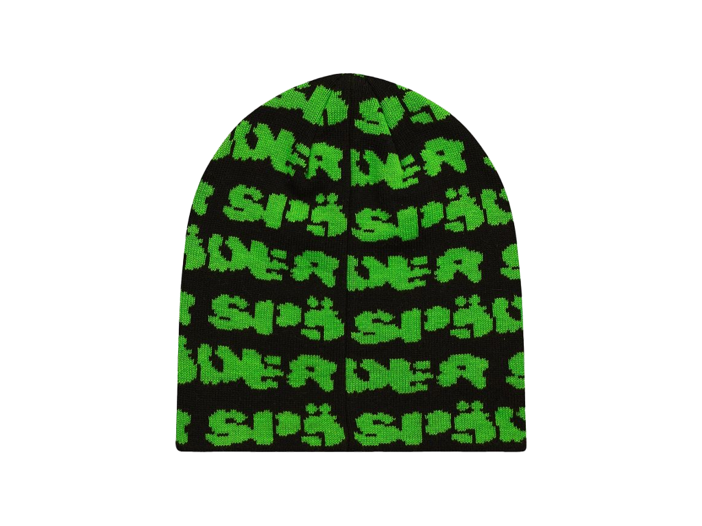 Sp5der Fuzzy Logo Skully Black