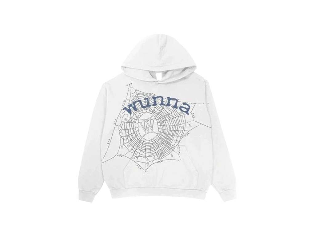 Sp5der Wunna Hoodie White
