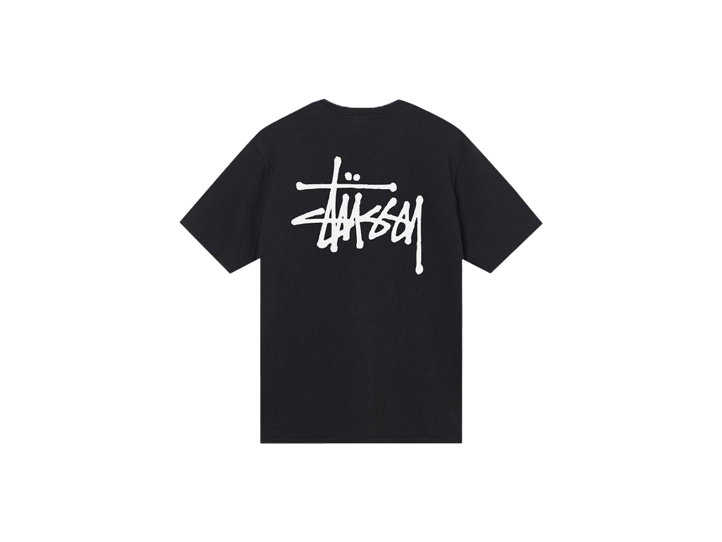 Stüssy Stussy Basic Pigment Dyed Tee Black-Stüssy-pikastore.cz