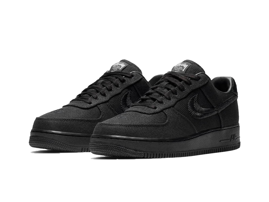 Stussy x Air Force 1 Low Triple Black-Nike-pikastore.cz