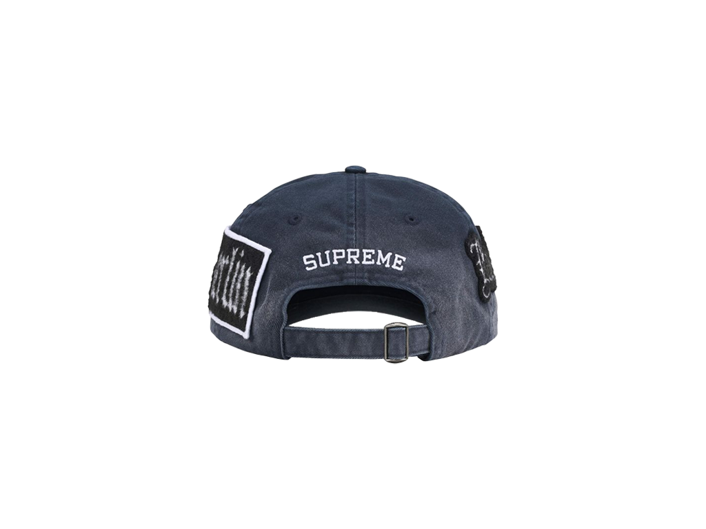 Supreme City Patches 6-Panel Navy-Supreme-pikastore.cz
