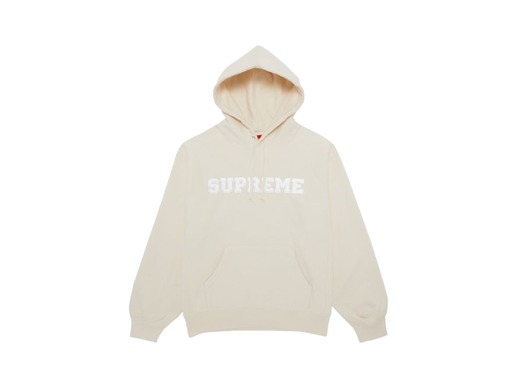 Supreme Collegiate Hooded Sweatshirt Natural-Supreme-pikastore.cz