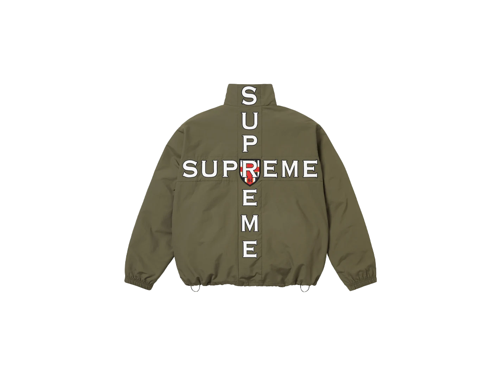 Supreme Cross Track Jacket Olive-Supreme-pikastore.cz