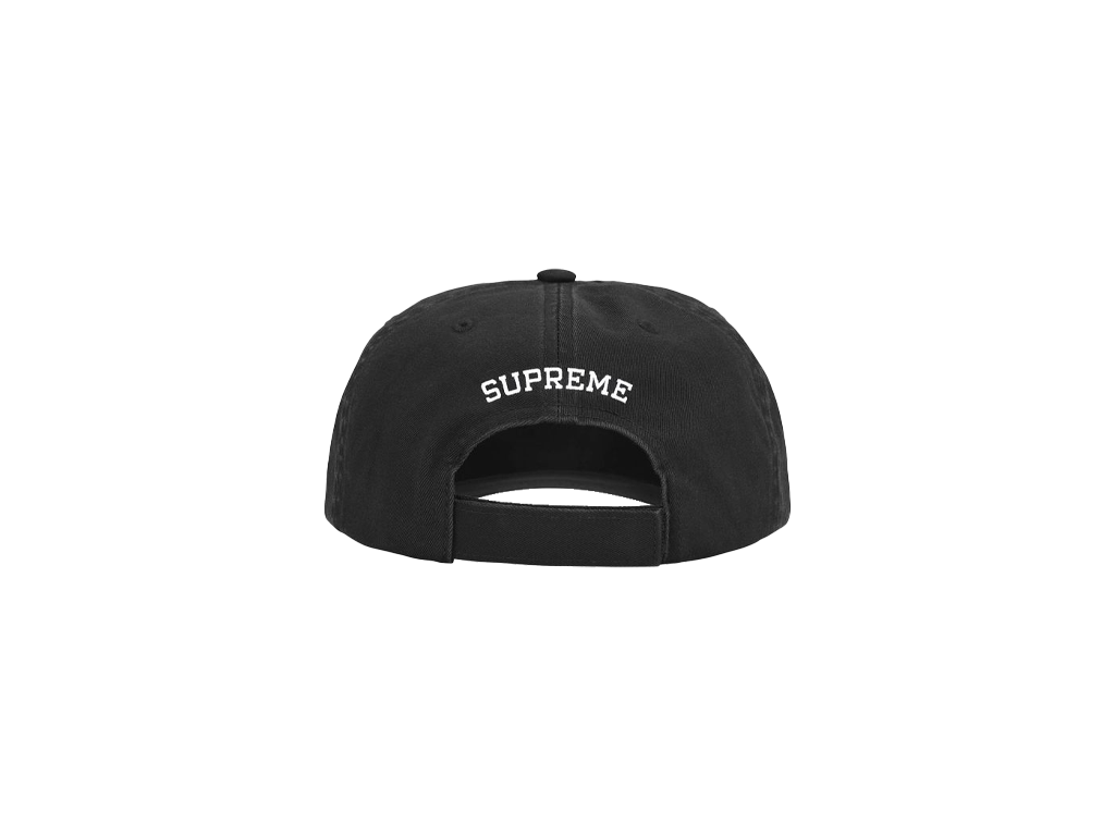 Supreme Embroidered Money Logo 6-Panel Black-Supreme-pikastore.cz