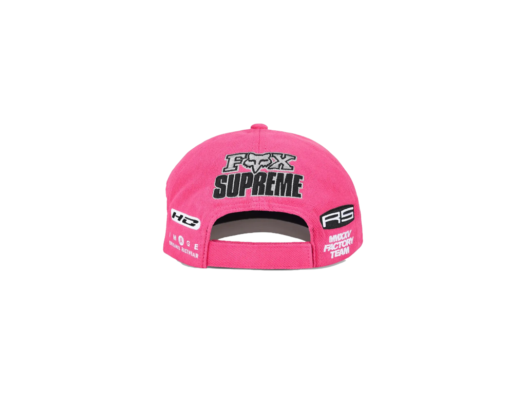 Supreme Fox Racing 6-Panel (FW25) White-Supreme-pikastore.cz