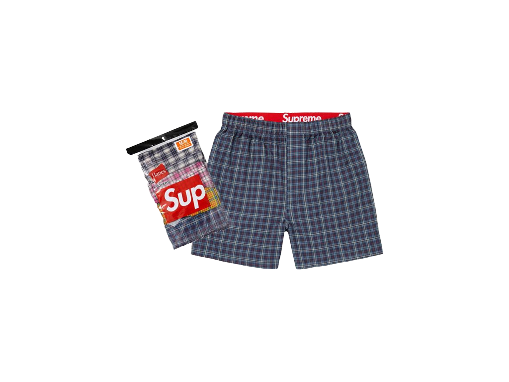 Supreme Hanes Plaid Boxers Multicolour-Supreme-pikastore.cz