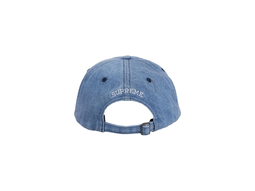 Supreme License Plate 6-Panel (FW25) Denim-Supreme-pikastore.cz