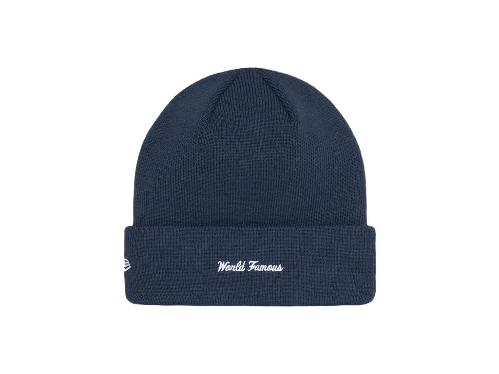 Supreme New Era Box Logo Beanie (FW24) Navy-Supreme-pikastore.cz