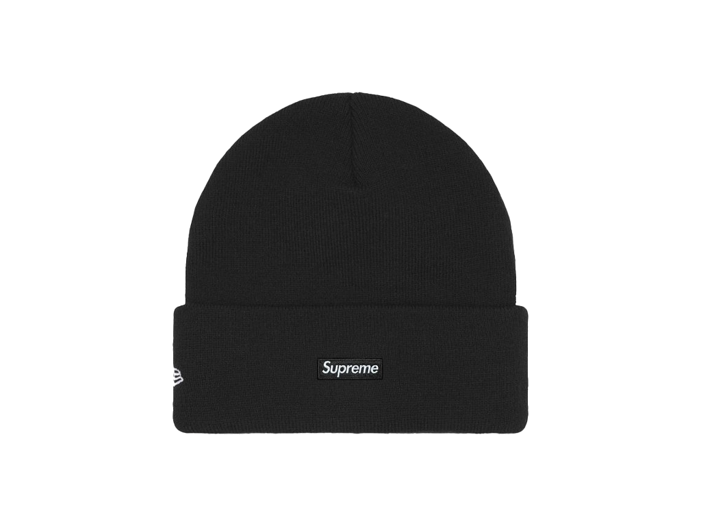 Supreme New Era Old English Beanie Black-Supreme-pikastore.cz