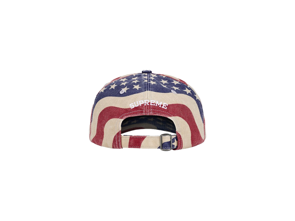 Supreme Pigment Coated S Logo 6-Panel Flag-Supreme-pikastore.cz