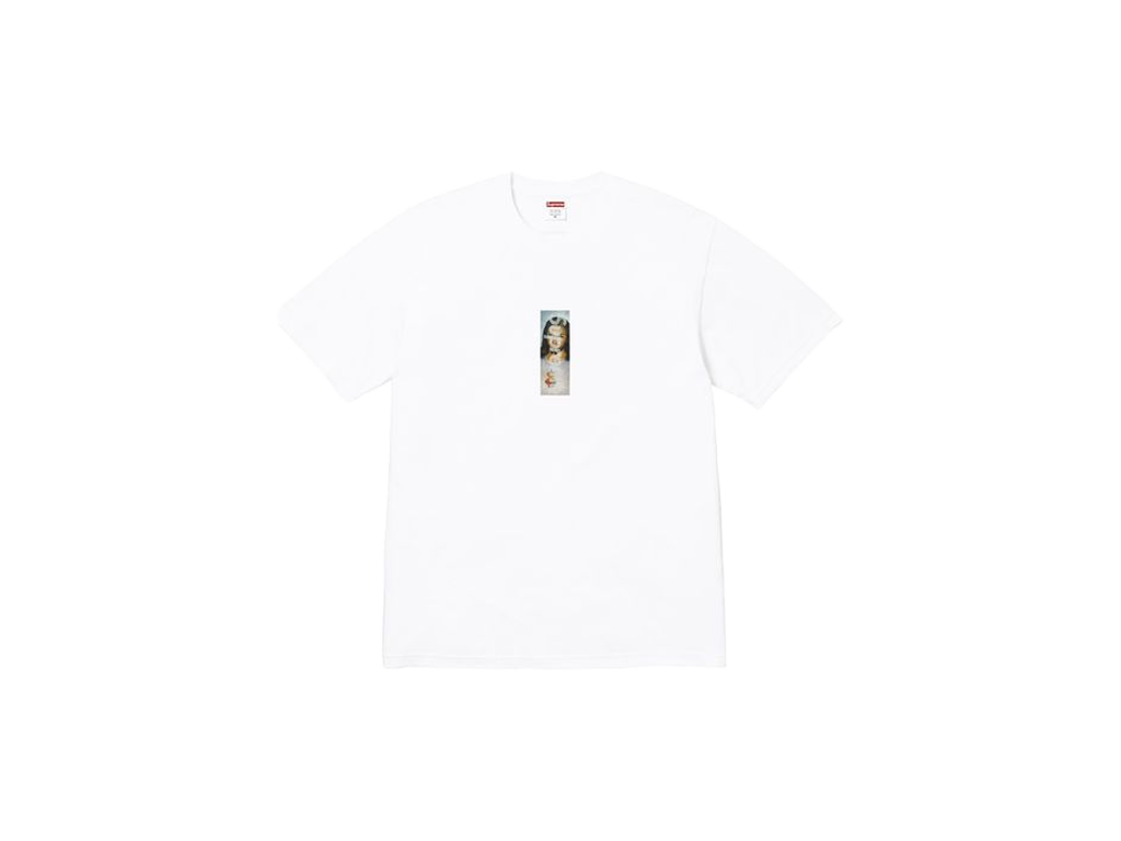Supreme Prayer Card Box Logo Tee White-Supreme-pikastore.cz