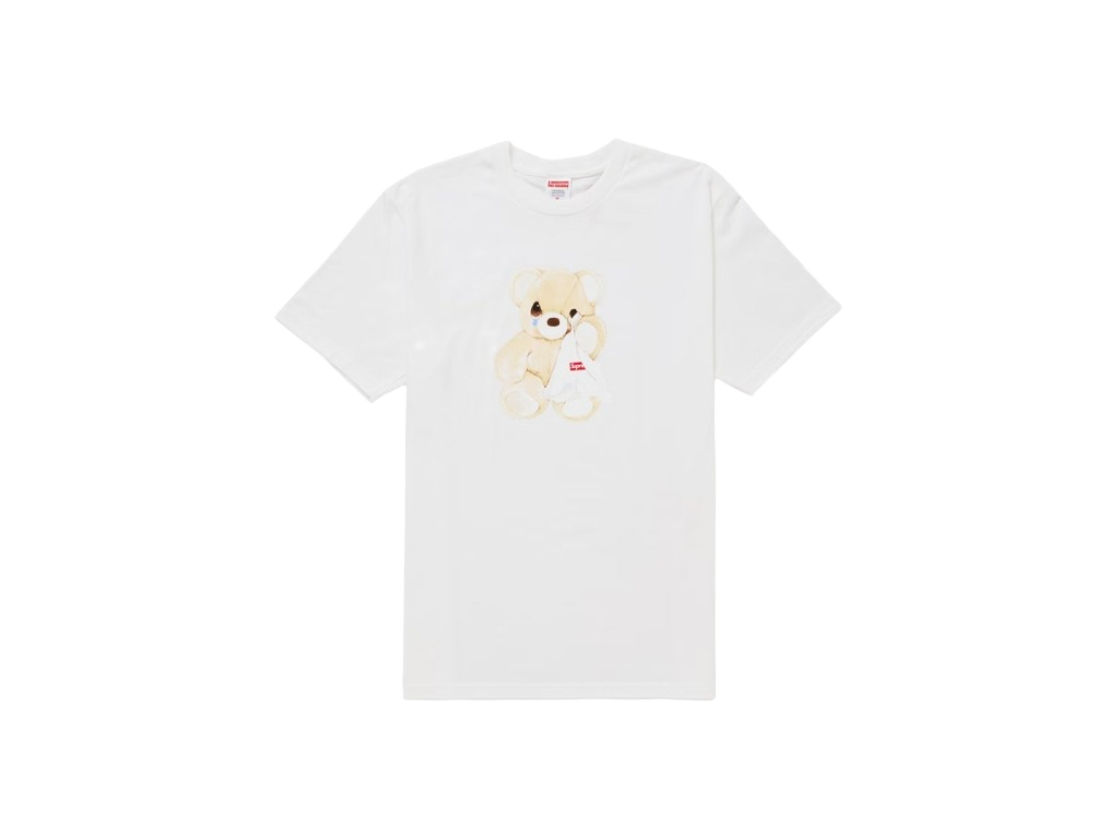 Supreme Bear Tee (SS25) White-Supreme-pikastore.cz