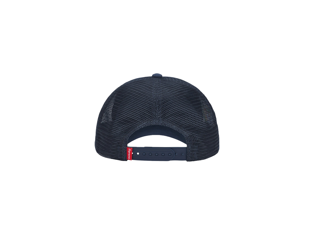 Supreme Crest Mesh Back 6-Panel Navy-Supreme-pikastore.cz