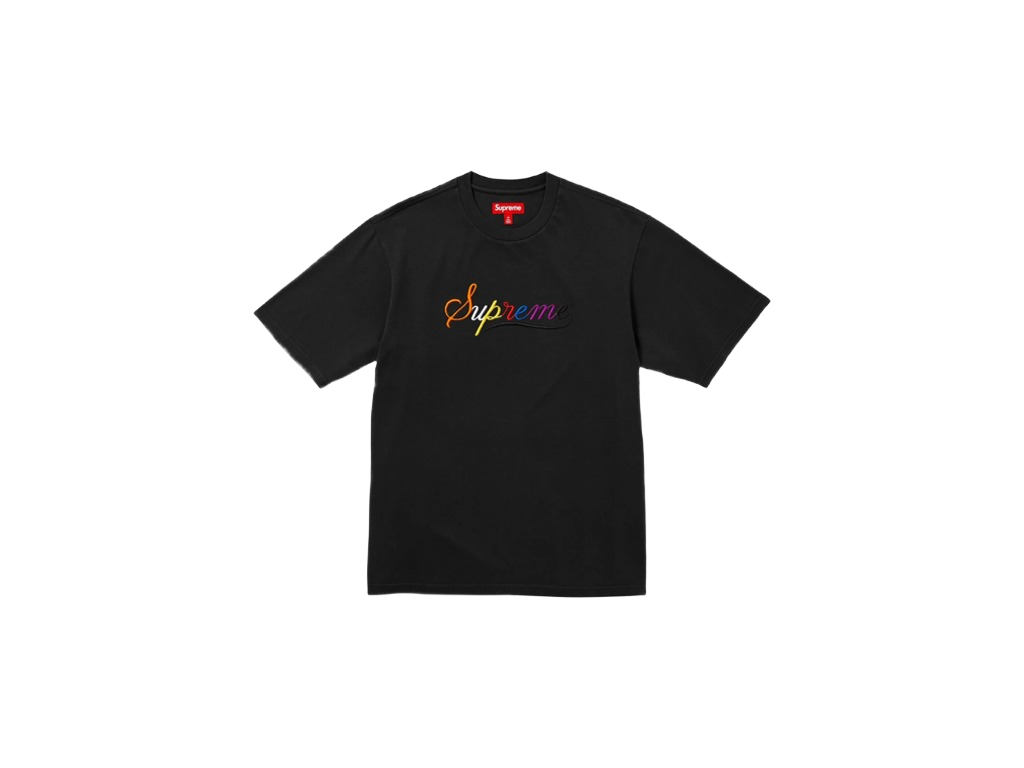 Supreme Cursive S/S Top Black-Supreme-pikastore.cz