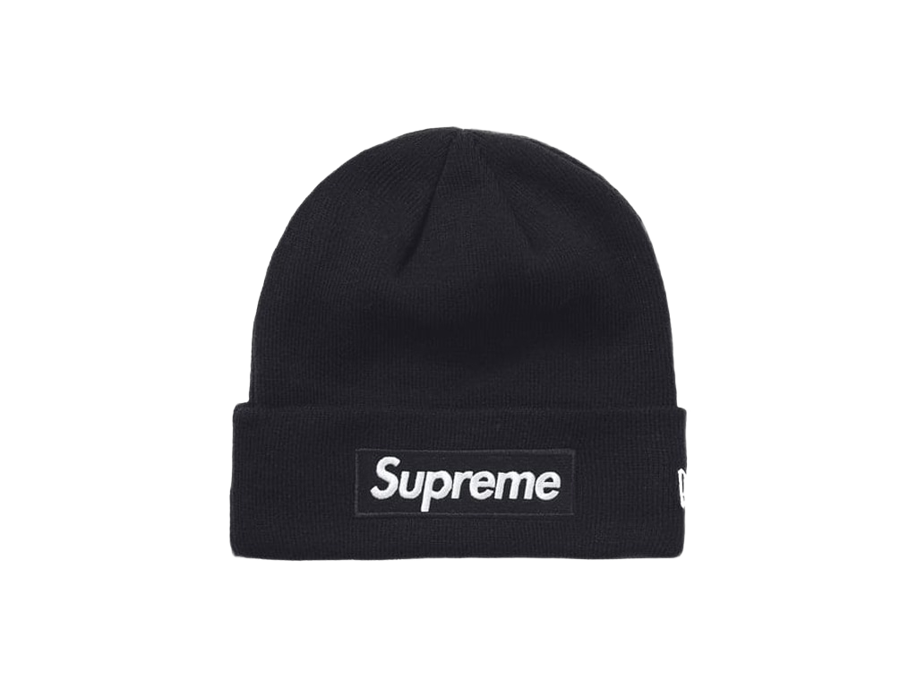 Supreme New Era Box Logo Beanie (FW21) Black-Supreme-pikastore.cz