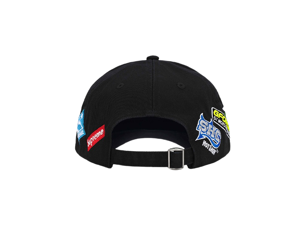 Supreme Racing Team 6-Panel Black-Supreme-pikastore.cz