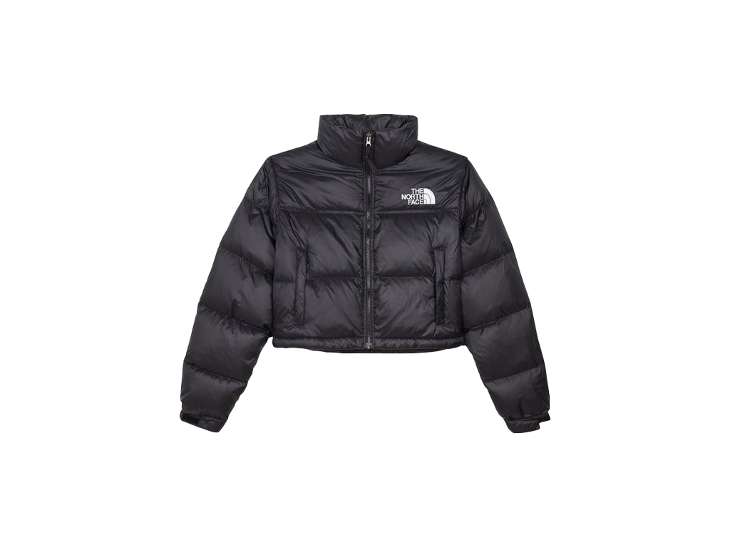 The North Face Womens Nuptse Short Jacket Black TNF Black