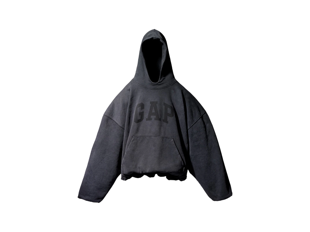 Yeezy Gap Engineered by Balenciaga Dove Hoodie Washed Black-Yeezy-pikastore.cz