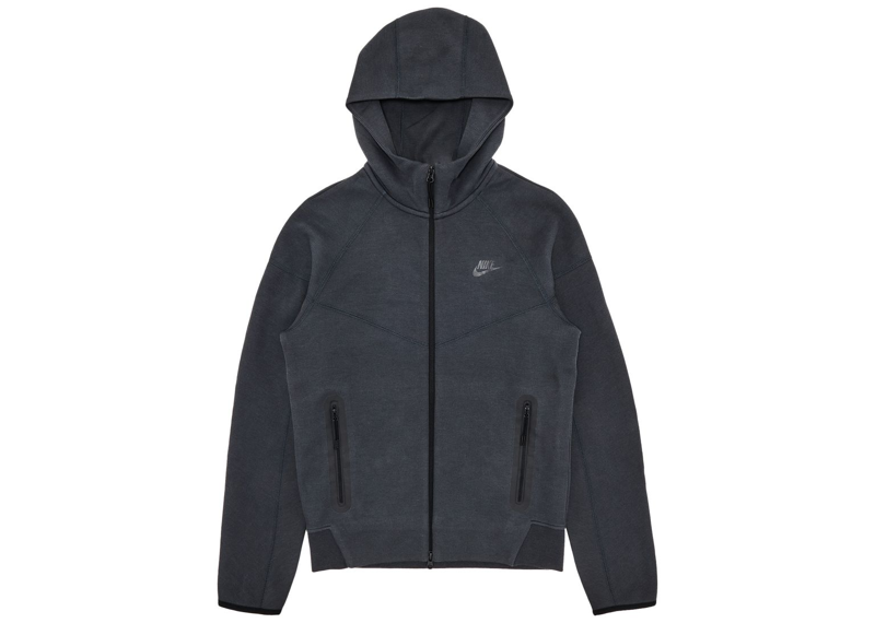 Nike Sportswear Tech Fleece Windrunner Full Zip Hoodie Anthracite/Black-Nike-pikastore.cz