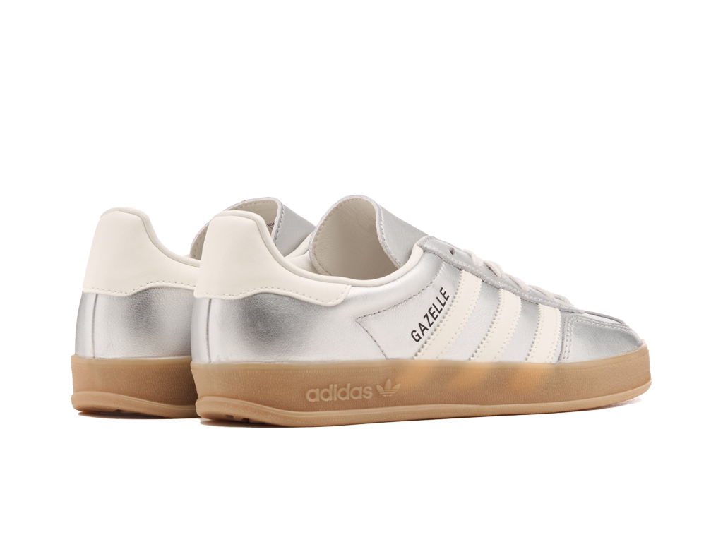 adidas Gazelle Indoor Silver Metallic Core White-Adidas-pikastore.cz
