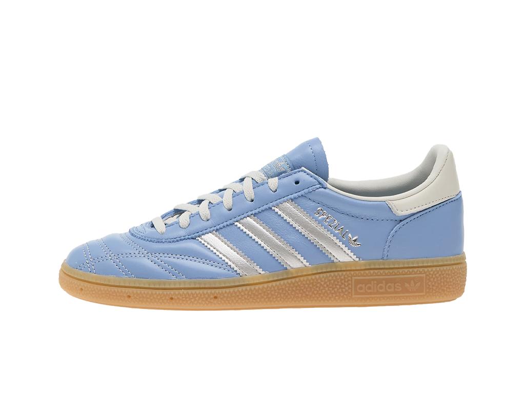 adidas Handball Spezial Quilted Stitching Ash Blue Silver (Womens)