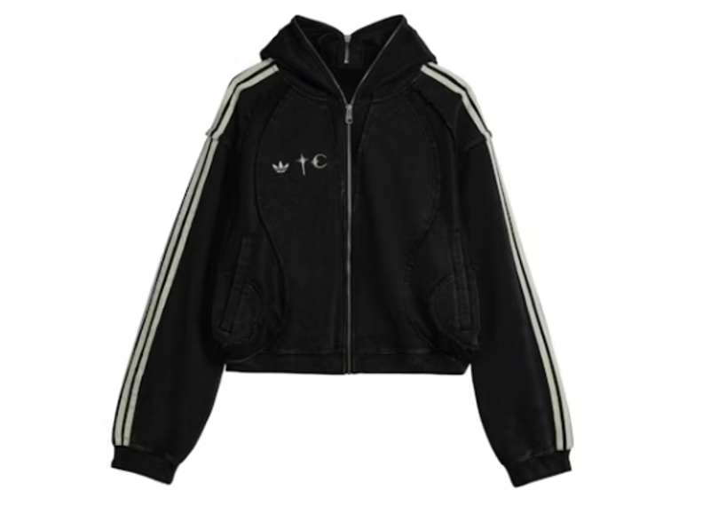 adidas x Thug Club Teamgeist Hooded Zip Up Black-Adidas-pikastore.cz
