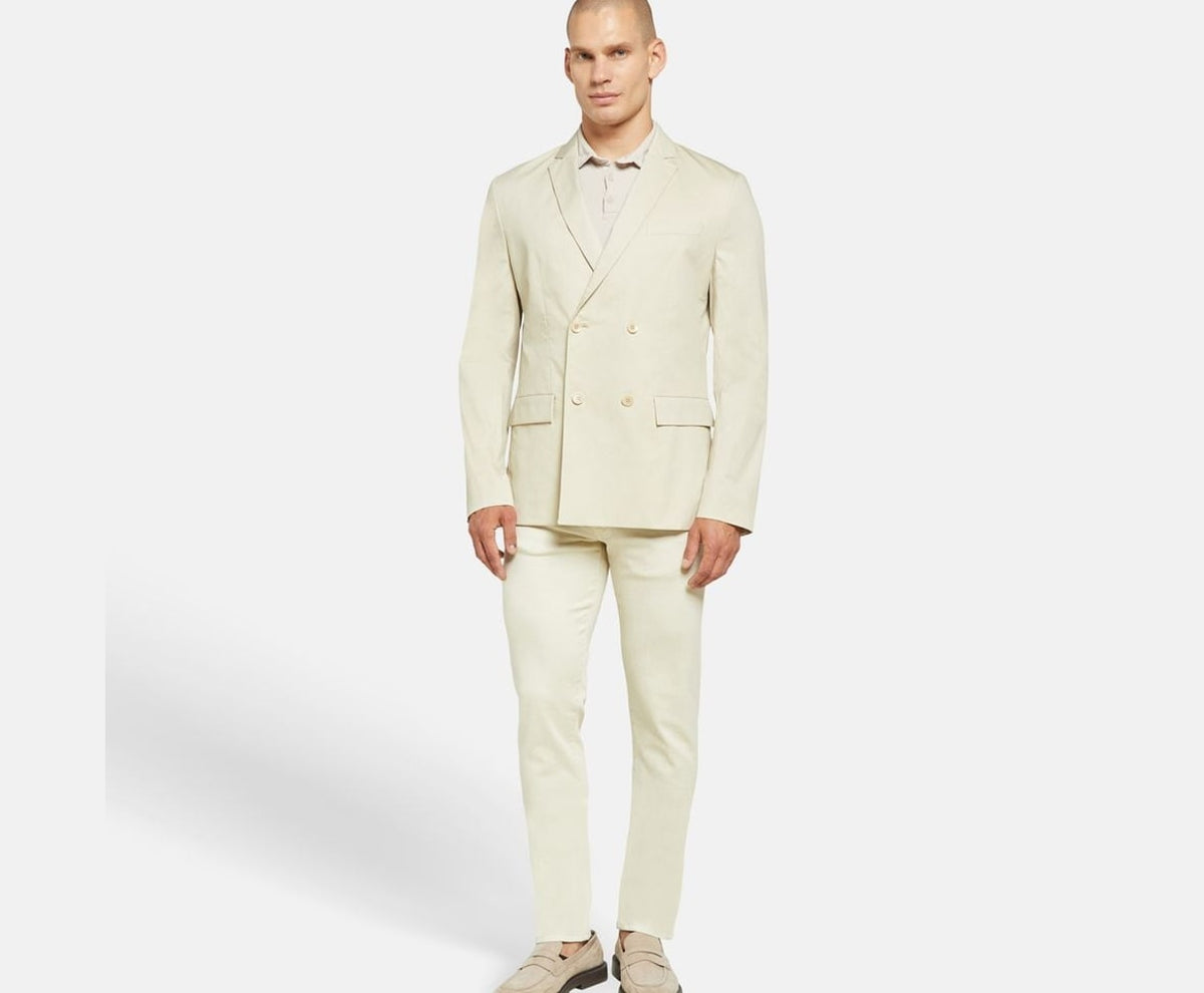 Calvin Klein Suit jacket Beige – veste – photo 6 sur 6