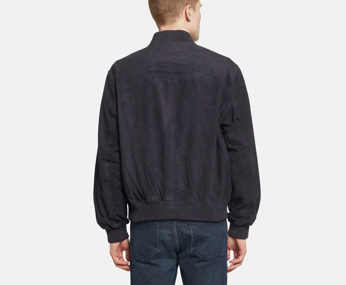 Calvin Klein Leather blouson Blue – odjeća – fotografija 4 od 6