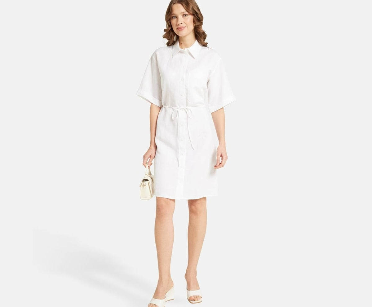 Calvin Klein Shirt dress White – chemise – photo 5 sur 5