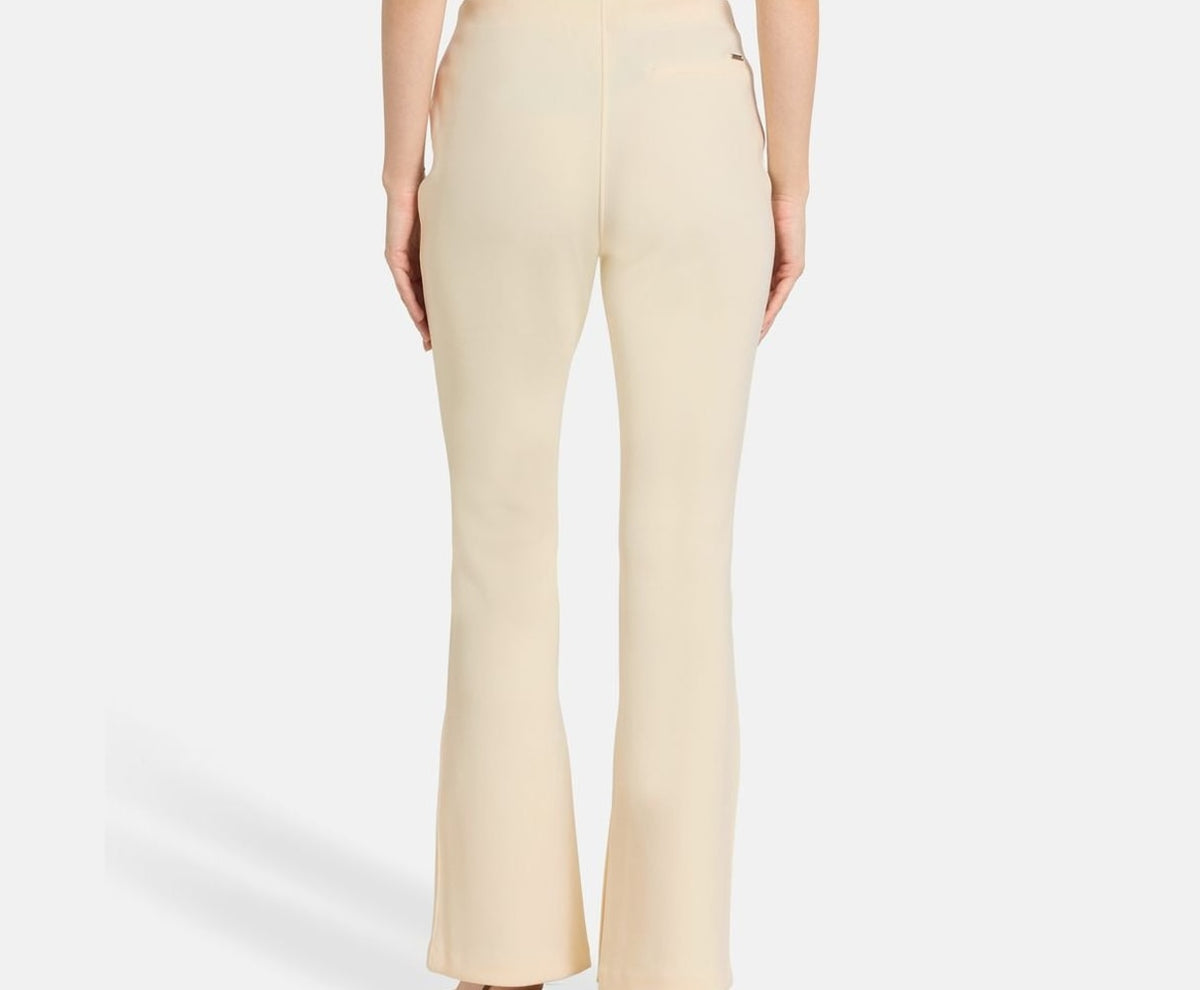 Calvin Klein Flared trousers Pink – kalhoty – fotka 4 z 5